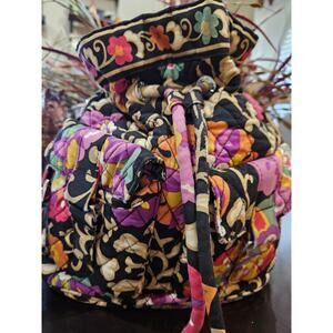 Vera Bradley Suzani Draw String Bucket  Crossbody Bag